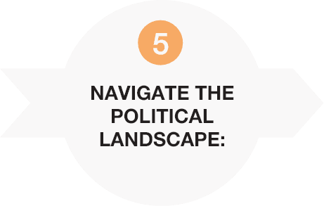 navigate the political landscape