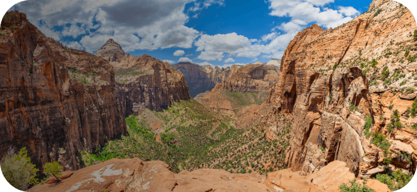 mountainous valley